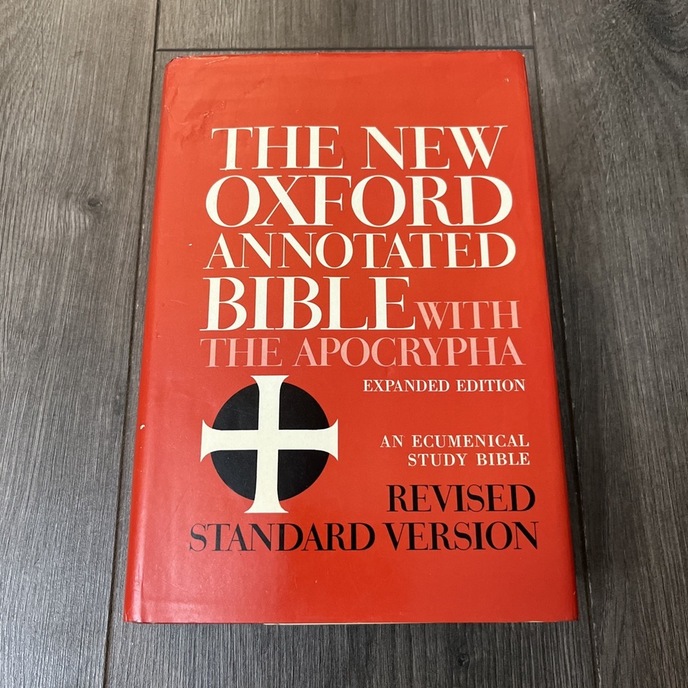 The New Oxford Annotated Bible W/Apocrypha Expanded Ed Hardcover 1977